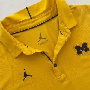 Mens XL Jordan Michigan Polo